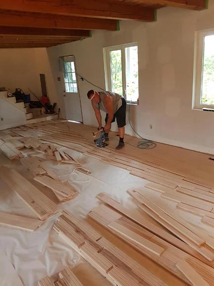 downstairs installtion hardwood ottawa