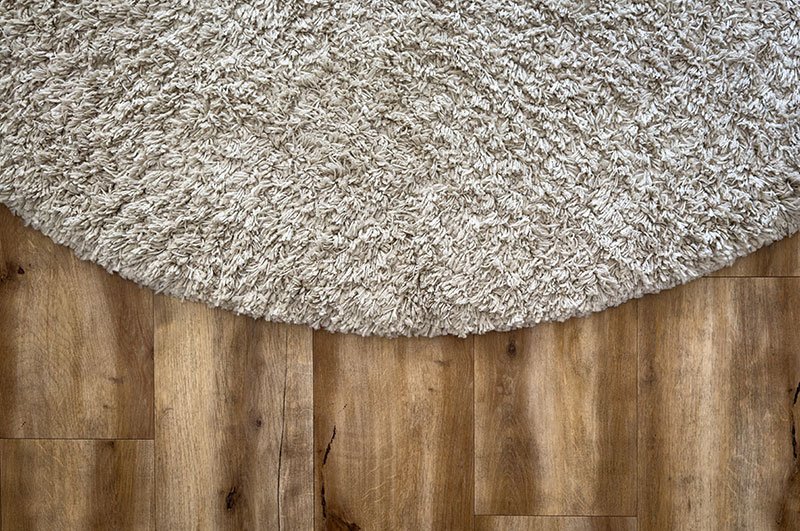 area rug wood floor