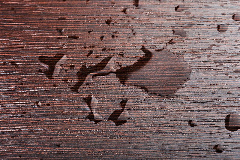 water stain wood